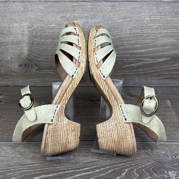 Dansko Marlow Women’s Sz 8.5-9/EU 39 Oyster Washed Leather Slingback Hook Sandal - Picture 10 of 10